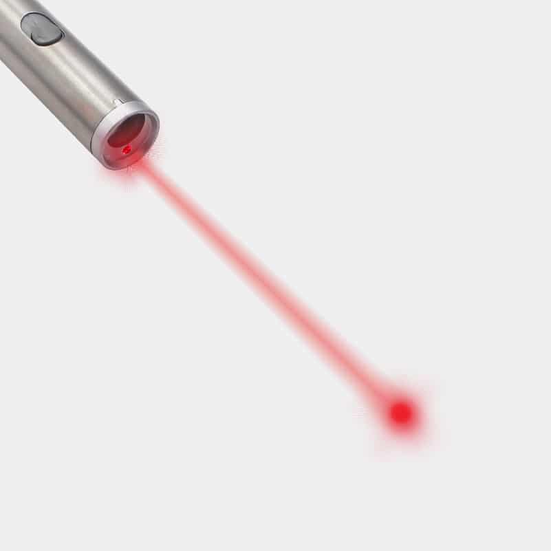 Chat Laser Jouet Pointeur De Lumiere Led Rouge Jouets Interactifs Pour Chats  D'Interieur Chiens Longue Portee 3 Modes Laser Projection Usb Recharge