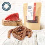 Friandises naturelles premium pour chien saucisses de bœuf